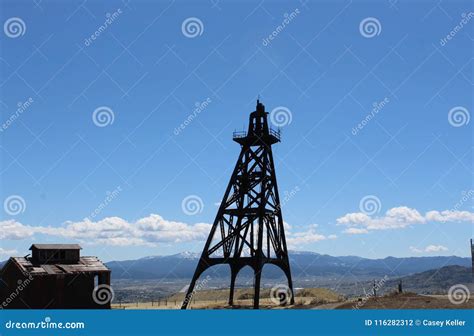 Old mines in Butte Montana stock photo. Image of landscape - 116282312