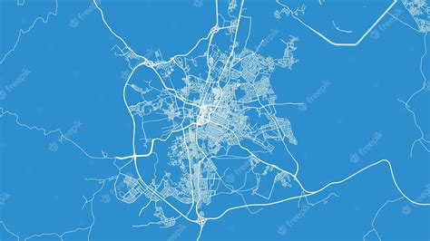 Premium Vector | Urban vector city map of taif saudi arabia middle east