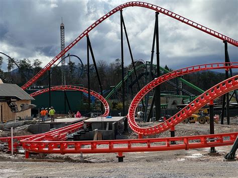 Dollywood Shares Big Bear Mountain Construction Progress - Coaster101