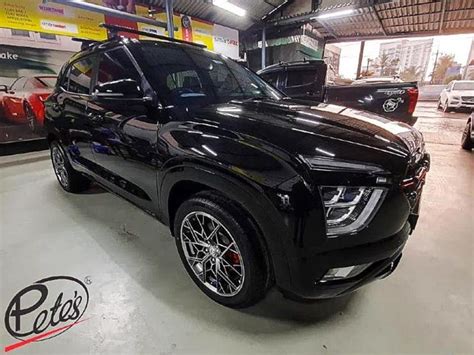 This All-Black Hyundai Creta With Subtle Modifications Looks Stunning