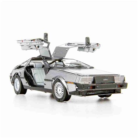 3D Metal Back To the Future DeLorean Model Kit | Stoners FunStore Downtown Fort Wayne, Indiana