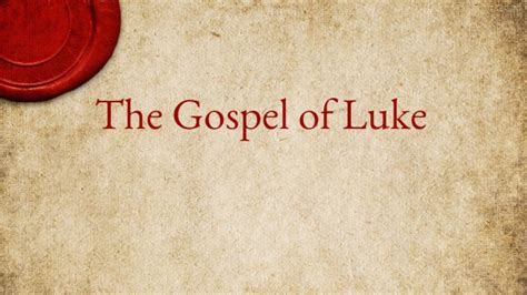 The Gospel of Luke - Logos Sermons