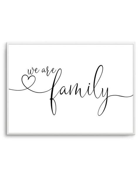 We Are Family - A3 Print