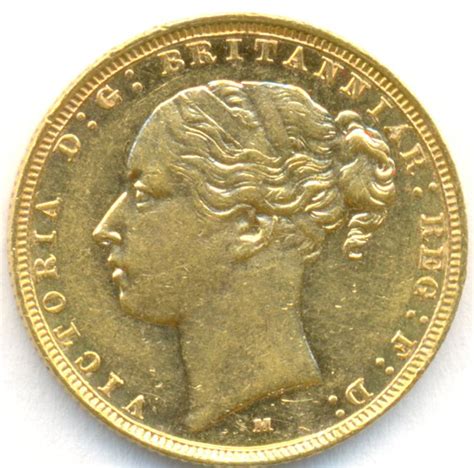 Australian Gold Coins - Australian Gold Sovereign 1884 Young head of ...