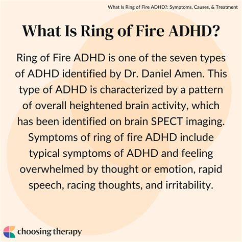 What is Ring of Fire ADD? Type 6 of Dr. Amen's 7 Types