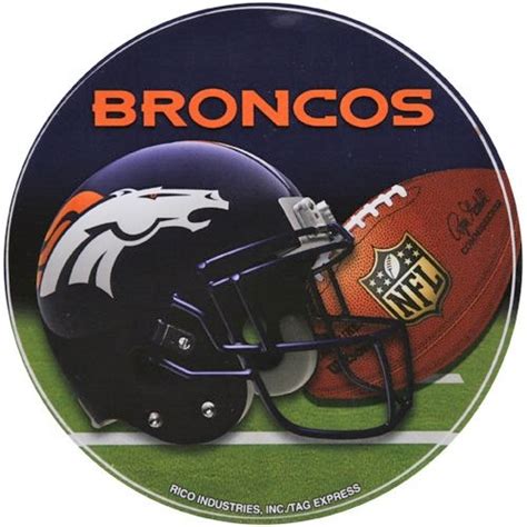 Denver Broncos NFL Helmet Decal - Dragon Sports