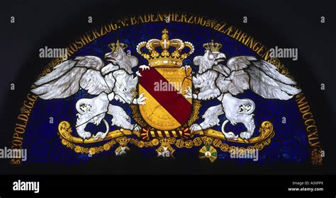 heraldry, coat of arms, Germany, grand duchy Baden, circa 1850 Stock Photo - Alamy