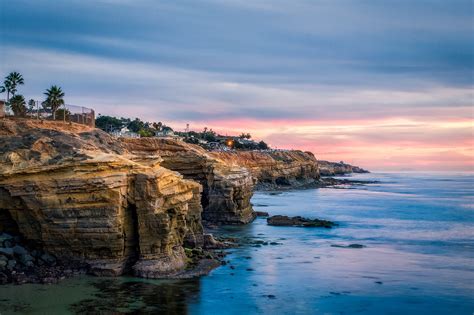 Brown mountain beside large body of water, san diego HD wallpaper ...