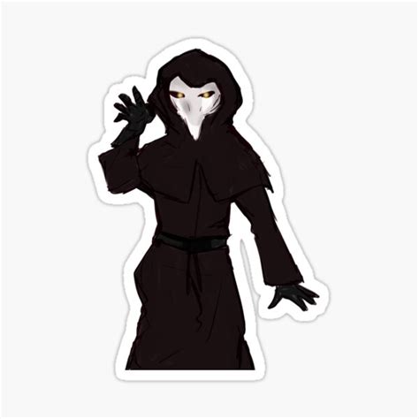 "Scp 049" Sticker for Sale by MetallineMenace | Redbubble