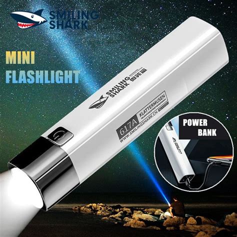 USB Rechargeable Flashlight With Power Bank - Illuminate and Charge On ...