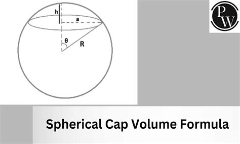 Spherical Cap Volume Formula, Definition, Solved Examples