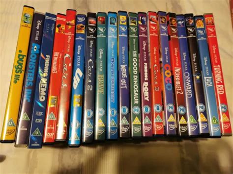 DISNEY & PIXAR Movie Collection Region 2 DVD Toy Story Turning Red - UPDATED £60.00 - PicClick UK