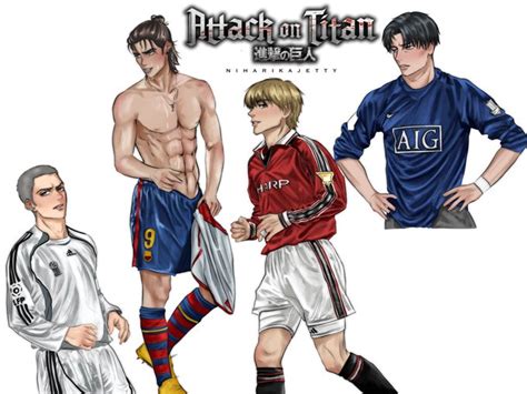 AOT characters as footballers ⚽ [art by @NiharikaJetty] : r ...