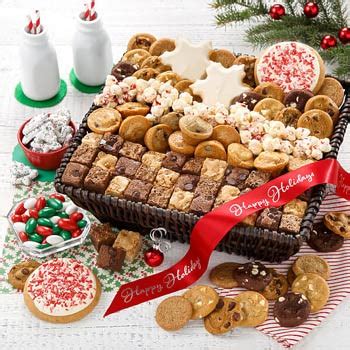 Christmas Gift Baskets - Mrs. Fields Deluxe Cookie Gift Basket