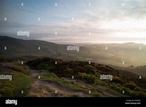 Peak District sunrise Stock Photo - Alamy