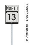 Number 13 on a road sign thirteen image - Free stock photo - Public ...