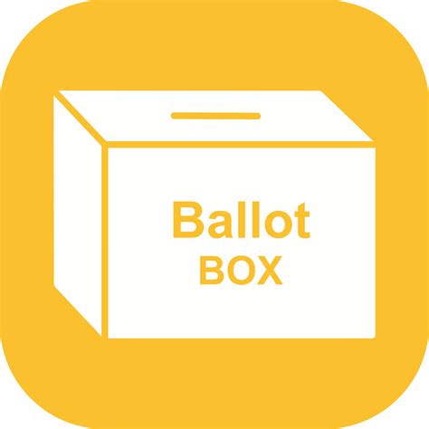 Ballot Box Vector Icon 19886868 Vector Art at Vecteezy