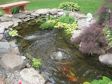 Small Koi Pond Kits | Garden pond and Koi Pond Aeration | Backyard ...