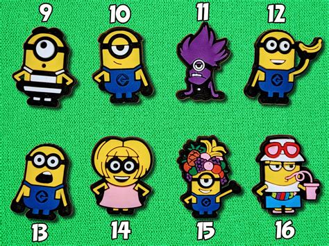 Minions Cute Jibbitz Charms for Crocs Funny Anime Jibbitz - Etsy