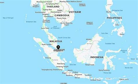 Where is Singapore? Location Map, Geography, Facts, Places to Visit | Singapore map, Visit ...