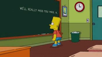 [Image - 636046] | Bart Simpson's Chalkboard Parodies | Know Your Meme