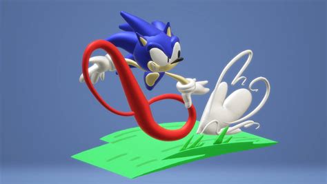 Sonic in Paint 3D by Piggybank12 on DeviantArt