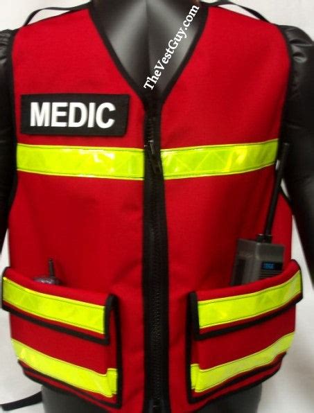 EMS 2 Pocket Vest - EMS Reflective Vest – The Vest Guy