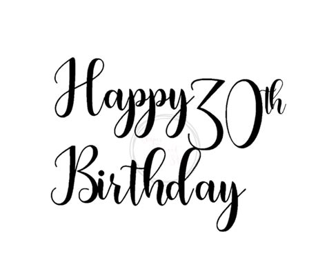 30. Geburtstag, Happy 30th Birthday, Hello 30th Svg, Birthday SVG, 30th Birthday svg, birthday ...