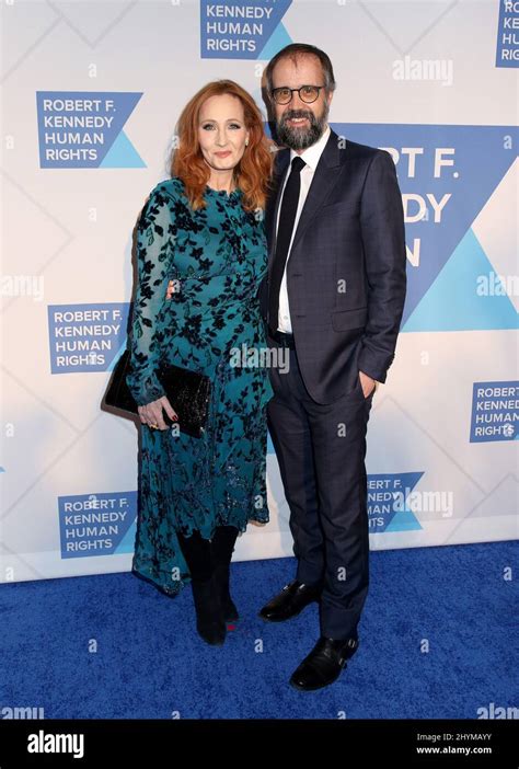 J.K. Rowling & husband Neil Murray attending the RFK Ripple of Hope Awards in New York City, USA ...