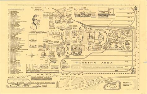 Map Knott’s Berry Farm and Ghost Town | Curtis Wright Maps