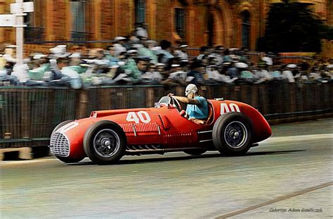 1950 "Grand Prix des Nations" (Szwajcaria) Ferrari 125-F1 1.5 V12s ...