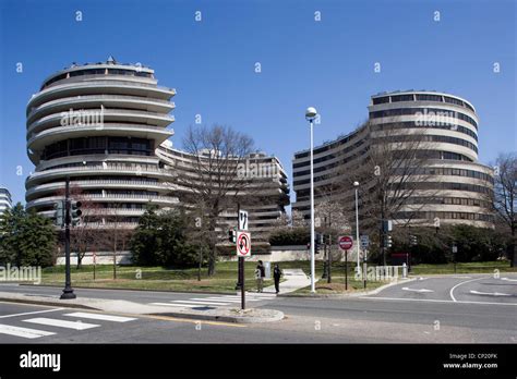 Watergate Complex, Washington D.C. USA, Architects: Architects: Luigi Stock Photo, Royalty Free ...