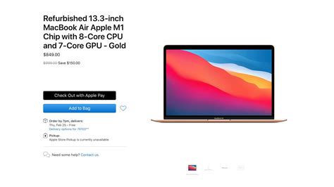 Apple begins selling first refurbished M1 MacBook Airs, save up to $250 ...