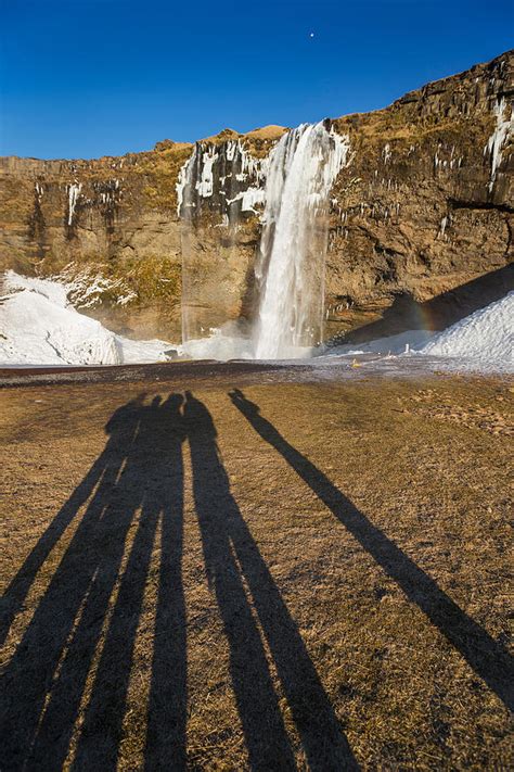 Seljalandsfoss Waterfall In The Winter Photograph by Panoramic Images - Fine Art America