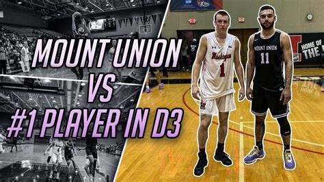 Playing The #1 D3 Basketball Player In The Nation ! - YouTube