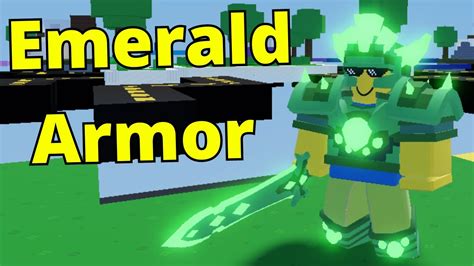 Emerald Armor [Bed Wars] - YouTube