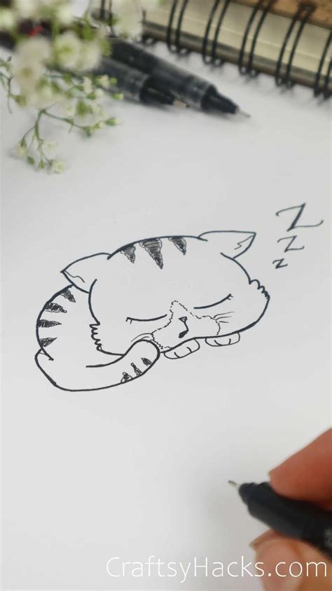 21 Easy Cat Drawing Ideas - Craftsy Hacks