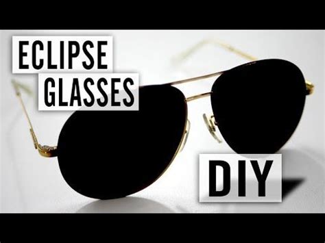 How to Make Your Own Solar Eclipse Glasses - Easy and Free DIY en 2024