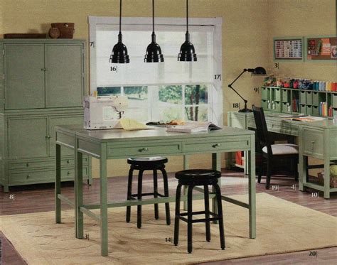 crafting space | Martha stewart craft furniture, Sewing room furniture, Craft room furniture