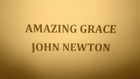 AMAZING GRACE (INSTRUMENTAL) - JOHN NEWTON - YouTube