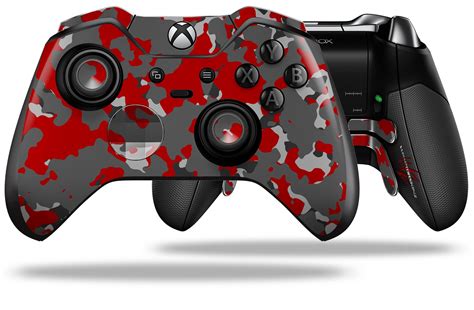 XBOX One Elite Wireless Controller Skins WraptorCamo Old School Camouflage Camo Red | WraptorSkinz