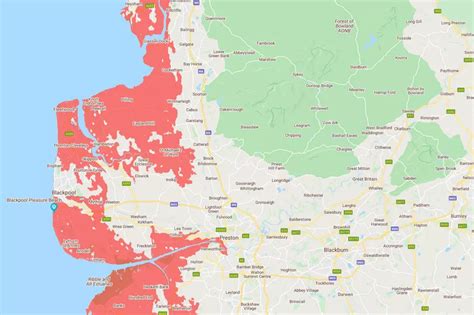 The towns that could end up underwater because of rising sea levels - Manchester Evening News