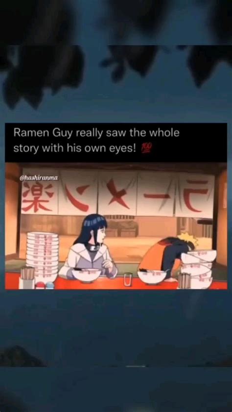 Naruto Ramen Guy Saw whole story with his own | Naruto, Naruto facts ...