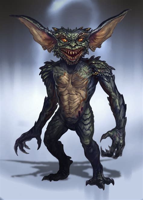 ArtStation - Gremlin, Dave Melvin | Gremlins art, Gremlins, Fantasy ...