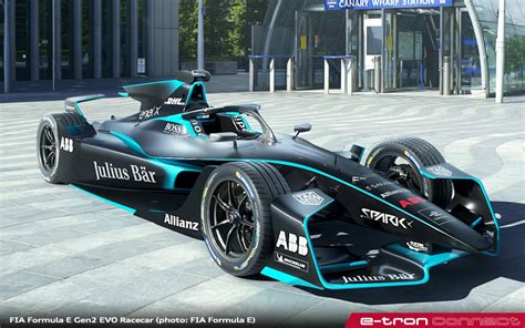 Formula E Reveals Gen2 EVO Electric Racing Car - e-tron connect