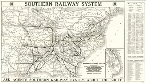 Southern Railway System | Curtis Wright Maps