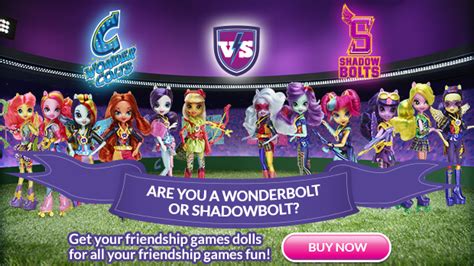 Equestria Girls Website gets Friendship Games Update | MLP Merch