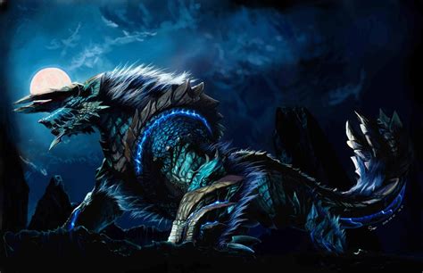 Zinogre HD Wallpaper - Fierce Beast from Monster Hunter