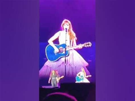 Taylor swift sings Long Live with Koi Fish guitar from Speak Now Tour ...