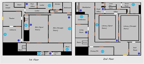 Flee The Facility Map Blueprints (Updated) : r/fleethefacility